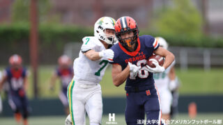 試合結果】法政大学が専修大学を27-21で下し春季初戦勝利！1年生QB田邊