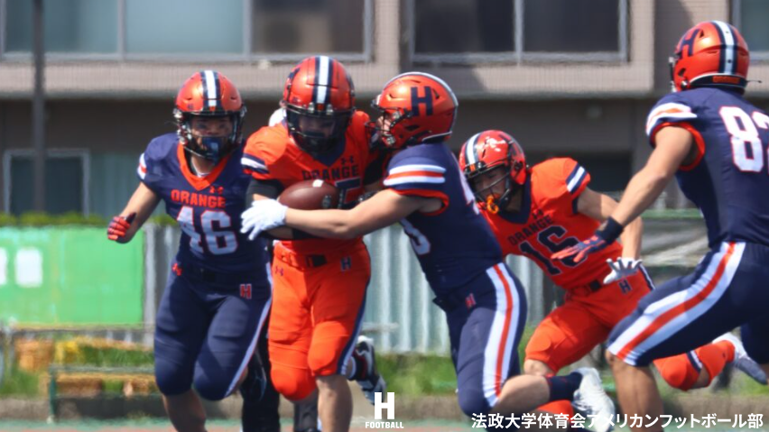 法政アメフト部　　HOSEI ORANGE　リュック　バッグ NEW FAN GEAR🔥🔥🔥 新しいFAN GEARが登場！ 8/31(日)の中央大学戦より